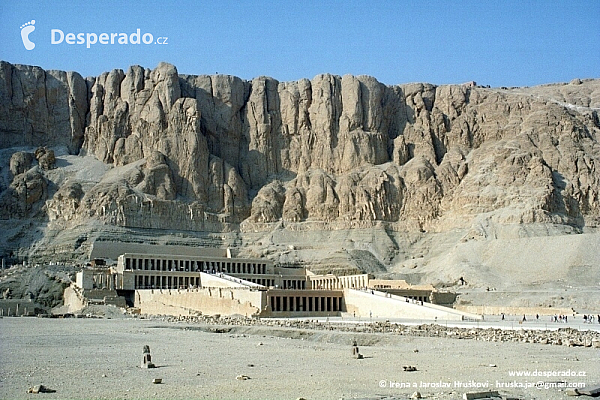 Chrám Hatšepsut v Deir el-Bahrí (Egypt)