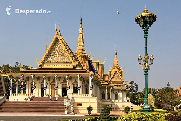 Královský palác v Phnom Penh (Kambodža)