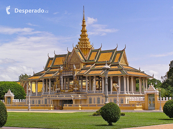 Královský palác v Phnom Penh (Kambodža)