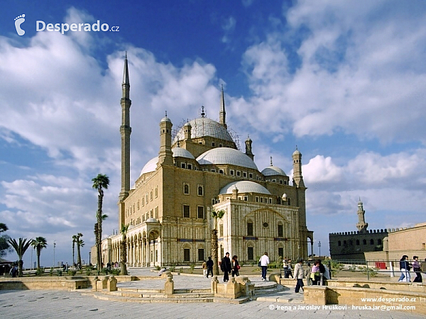 Mešita Muhammada Aliho v káhirské citadele (Egypt)