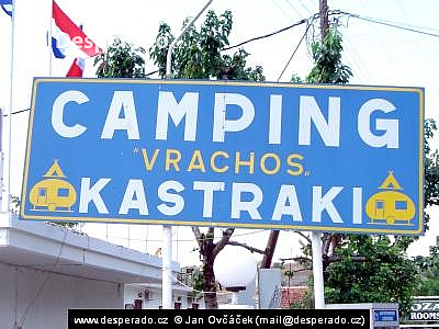 Kemp Vrachos v Kastraki (Řecko)