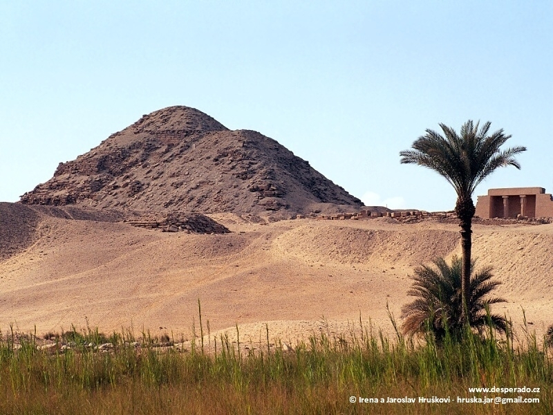 Archeologické naleziště v Abúsír (Egypt)
