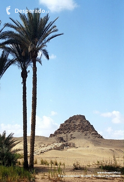 Archeologické naleziště v Abúsír (Egypt)