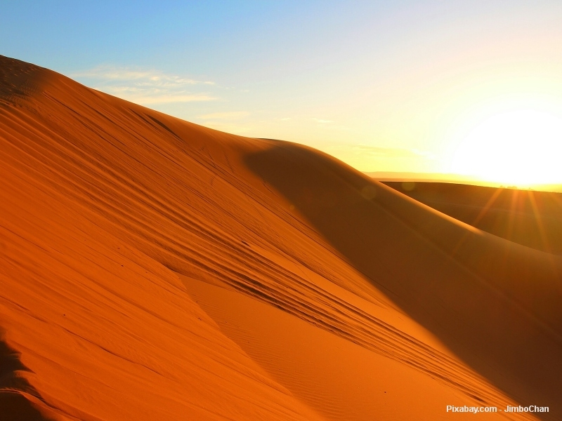 Písečná duna na Sahaře