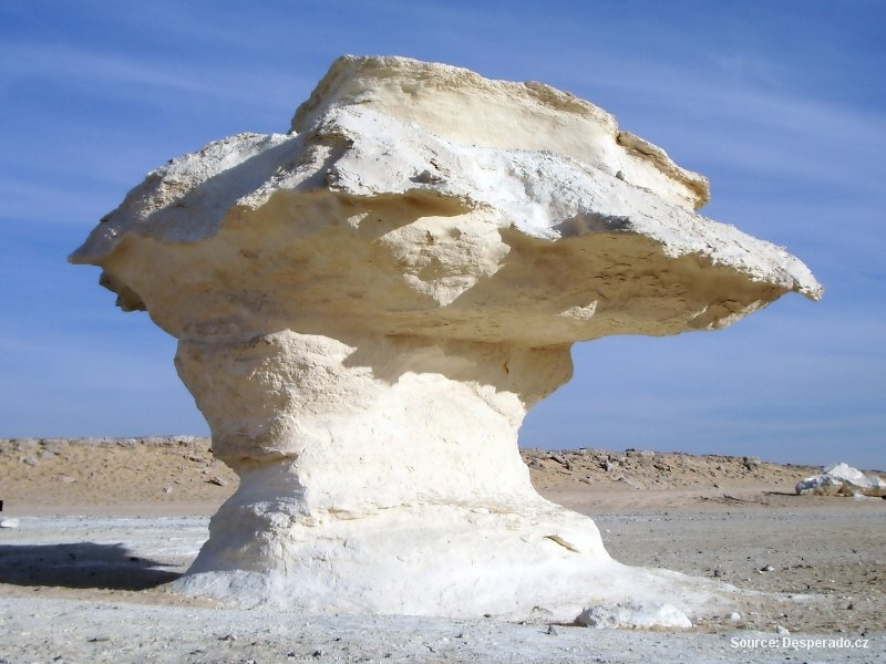 Bílá poušť v Egyptě