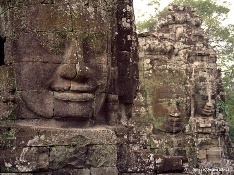 Chrámový komplex Angkor v Kambodži