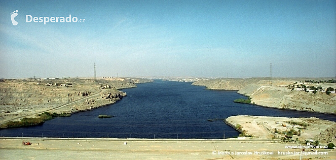 Asuánská přehrada (Egypt)