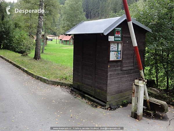 Autokemp Na Kopci v obci Vír (Česká republika)