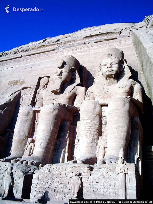 Chrámy v Abu Simbel (Egypt)