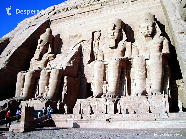 Chrámy v Abu Simbel (Egypt)