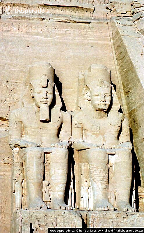 Chrámy v Abu Simbel (Egypt)