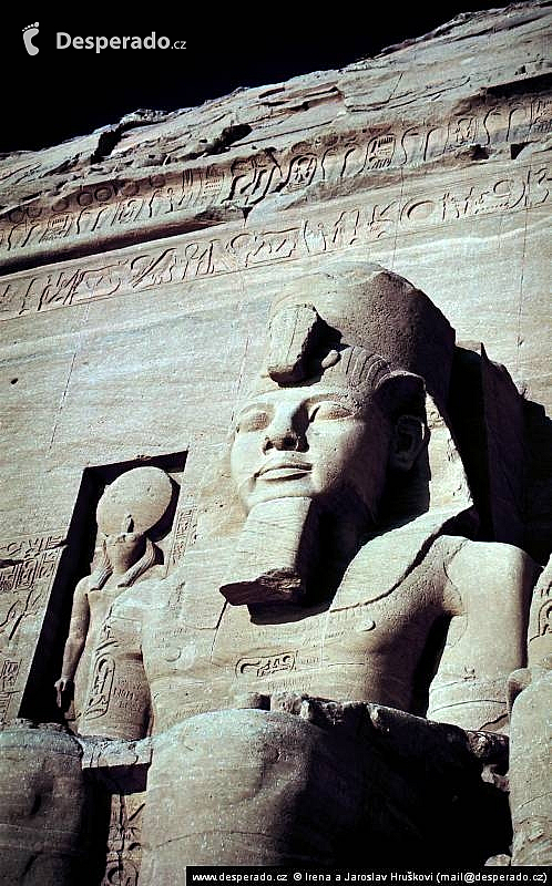 Chrámy v Abu Simbel (Egypt)