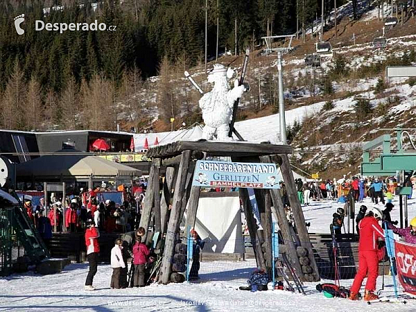 Lyžařské středisko Gerlitzen v Korutanech (Rakousko)