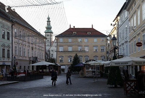 Zimní Klagenfurt (Rakousko)