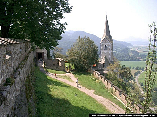 Hrad Hochosterwitz je jedním z nejkrásnějších rakouských hradů.