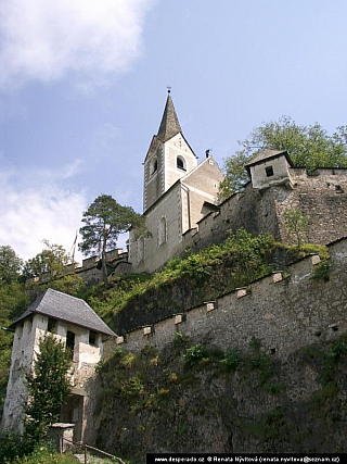 Hrad Hochosterwitz je jedním z nejkrásnějších rakouských hradů.