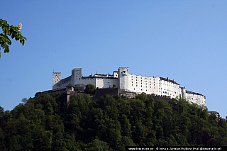 Pevnost Hohensalzburg v Salcburku (Rakousko)